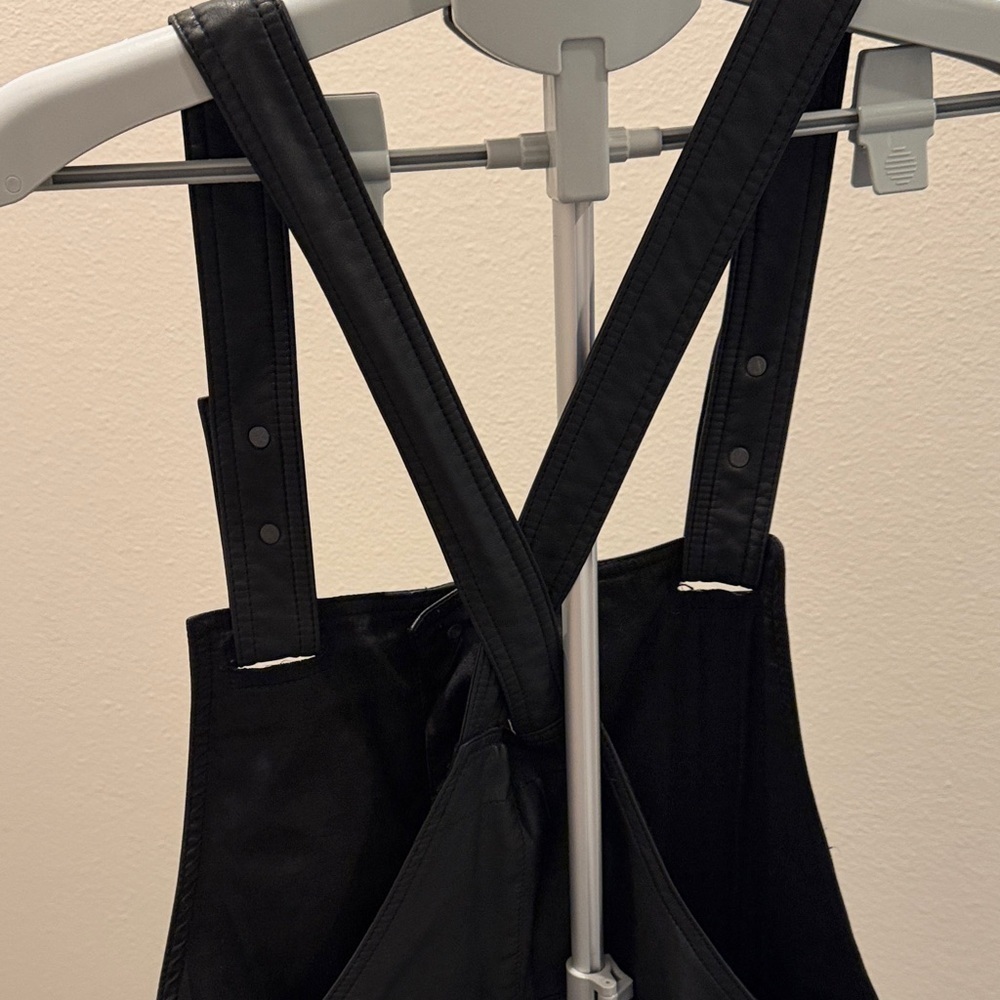 Free People Black leather Overalls - Picture 7 of 11